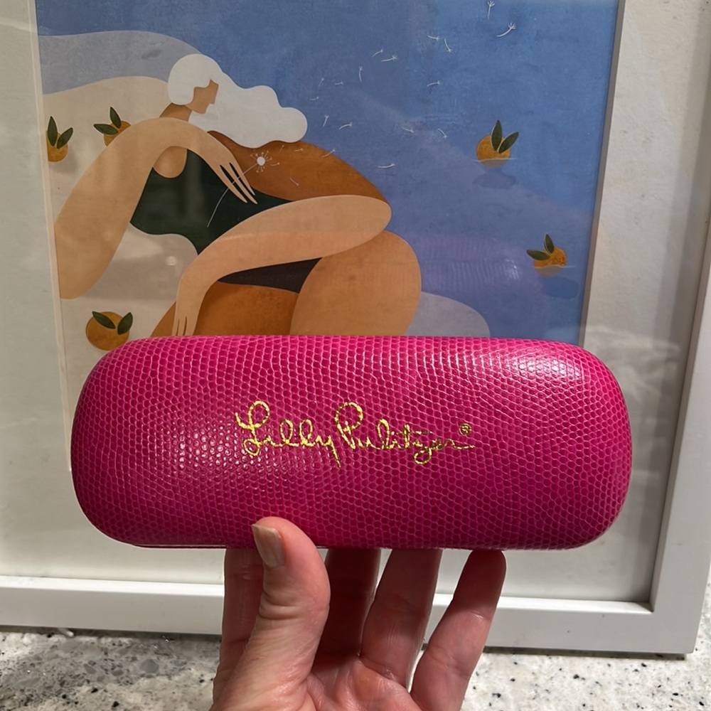 LILLY PULITZER Eyeglass Case Pink